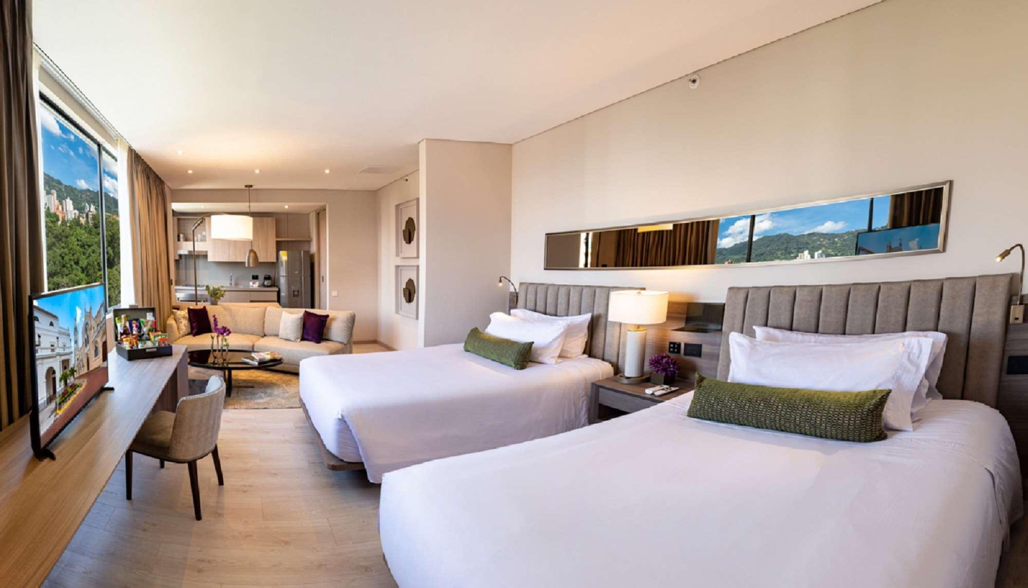 Hotel York Luxury Suites Medellin By Preferred מראה חיצוני תמונה Deluxe Room